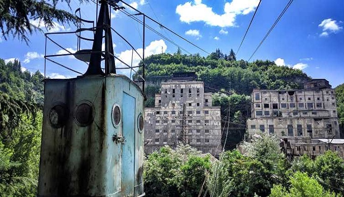 La ville minière de Chiatura